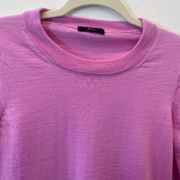 J. Crew Lavender Crew Neck Sweater - Picture 3 of 12